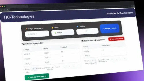 Calculadora de Bonificaciones de Gaseosas